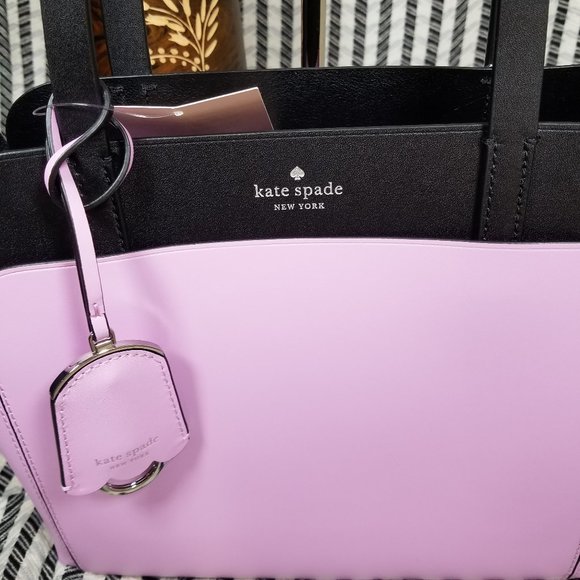 Magnolia Street Lavender Kate Spade Double tote - Picture 2 of 11